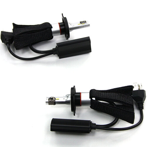 Headlight LED Bulb Conversion (H4) Canbus Compatiable Copper Braid Heatsink