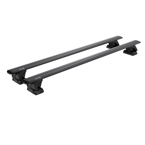 OCAM AeroLine Premium Aluminium Roof Rack Cross Bars, 1200mm, Suits Vehicles with Fixed Mounts, Black, Universal Fit