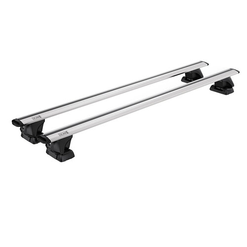 OCAM AeroLine Premium Aluminium Roof Rack Cross Bars, 1300mm, Suits Vehicles with Fixed Mounts, Silver, Universal Fit