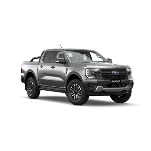 OCAM 4X4 Fibreglass Canopy for Ford Ranger Next-Gen, 06/2022+, Dual Cab ,Windows Mechanical Lift Up, Aluminium Silver - PMYHT