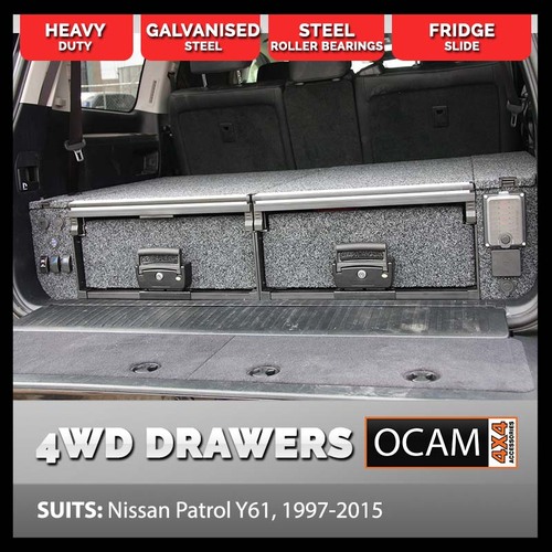 OCAM Rear Drawers For Nissan Patrol GU Y61 1997-15