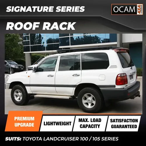 OCAM Signature Platform Roof Rack for Toyota Landcruiser 100/105 Series, 1950x1300mm