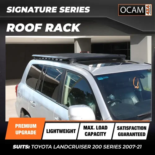 OCAM Signature Platform Roof Rack for Toyota Landcruiser 200 Series 2007-21, 1800x1250mm