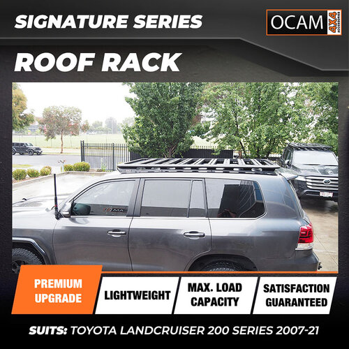 OCAM Signature Platform Roof Rack for Toyota Landcruiser 200 Series 2007-21, 2200x1250mm
