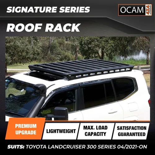 OCAM Signature Platform Roof Rack for Toyota Landcruiser 300 Series 04/2021-On, 1950x1300mm