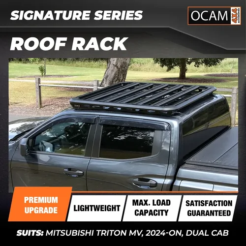 OCAM Signature Platform Roof Rack for Nissan Navara 2026 - Current, Dual Cab, 1350x1250mm