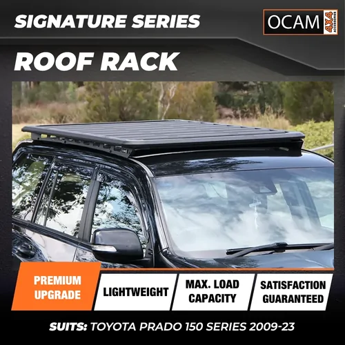 OCAM Signature Platform Roof Rack for Toyota Prado 150 Series 2009-23, 1950x1250mm