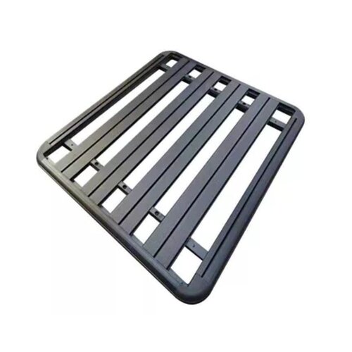 Aluminium Flat Roof Rack with Rail Mount For Toyota Landcruiser 70 75 79 Series 850x1425mm