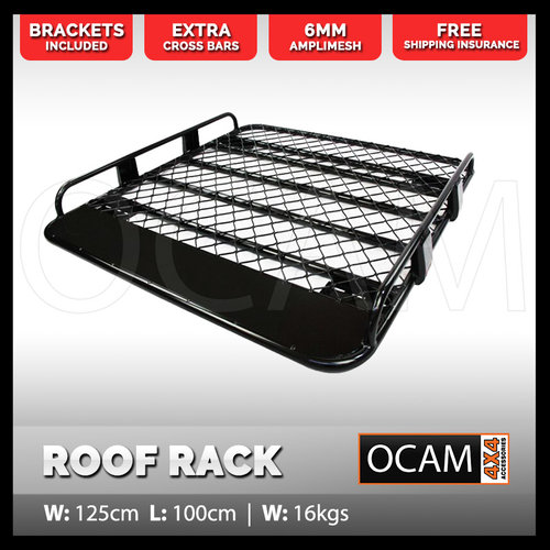 OCAM Aluminium Tradesman Roof Rack for Space Extra Cab 1000 x 1250 Alloy