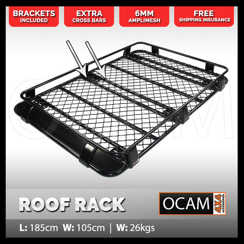 OCAM Aluminium 3/4 Roof Rack For Toyota Prado 120 Series Alloy Basket 1.8M