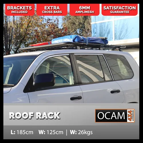 OCAM Aluminium 3/4 Cage Roof Rack For Toyota Landcruiser 200 Series 4X4