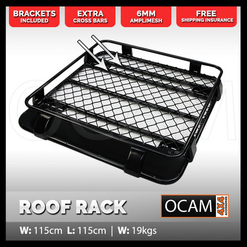 OCAM Aluminium 1/2 Roof Rack Cage For Pajero Patrol MK MQ GQ GU Landcruiser 1.15