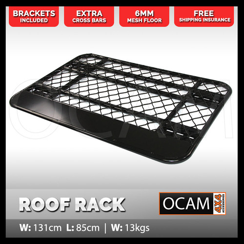 OCAM Aluminium Flat Roof Rack For Nissan Patrol GQ GU UTE 850x1314mm