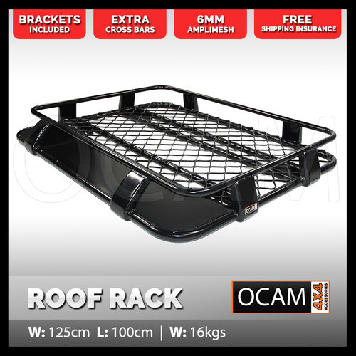 OCAM Aluminium Roof Rack for Mazda BT-50, 11/2011-08/2020, Freestyle Cab 1000x1250 Alloy Cage
