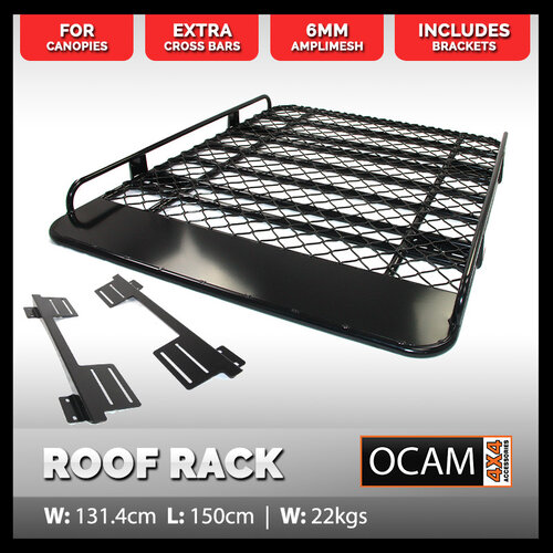 OCAM Aluminium Canopy Roof Rack Tradesman Alloy 3/4, 1500x1314mm