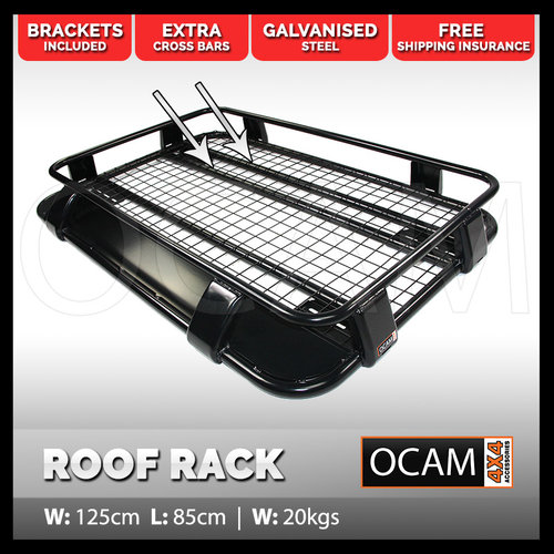 OCAM Steel Cage Roof Rack For Nissan Patrol GQ GU UTE 850x1250mm Cab