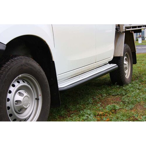 OCAM Heavy Duty Steel Side Steps & Brush Bars for Isuzu D-MAX, 2017-07/2020