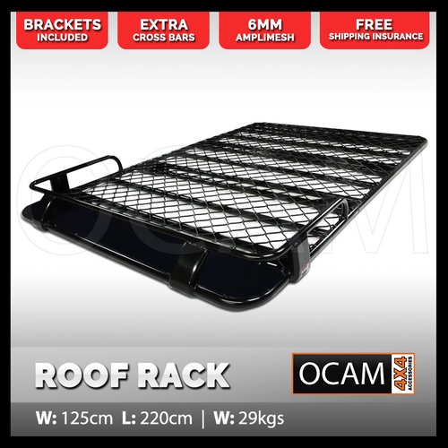 OCAM Aluminium Roof Top Tent Rack for Toyota Landcruiser 100/105 Series '98-07 Alloy