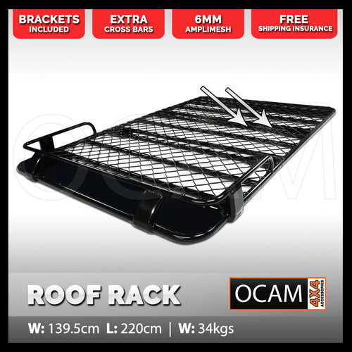 OCAM Roof Top Tent Rack For Toyota Landcruiser 75 78 Series Troop Carrier Alloy