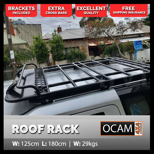 Aluminium Roof Top Tent Rack for Land Rover Discovery 3 & 4, 1.8m