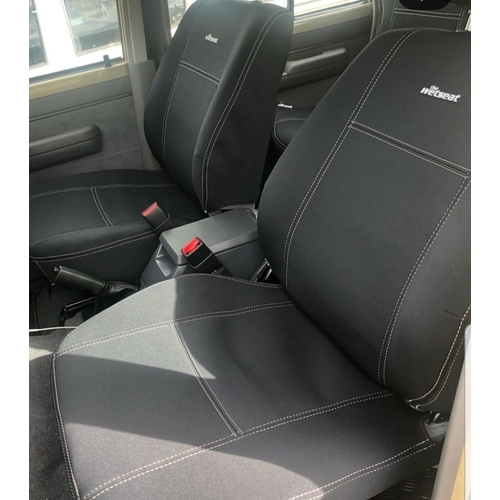 PRE-MADE BUNDLE SPECIAL Wetseat Neoprene Seat, Headrest & Console Covers for Toyota Landcruiser 79 Series Dual Cab 2011-Current