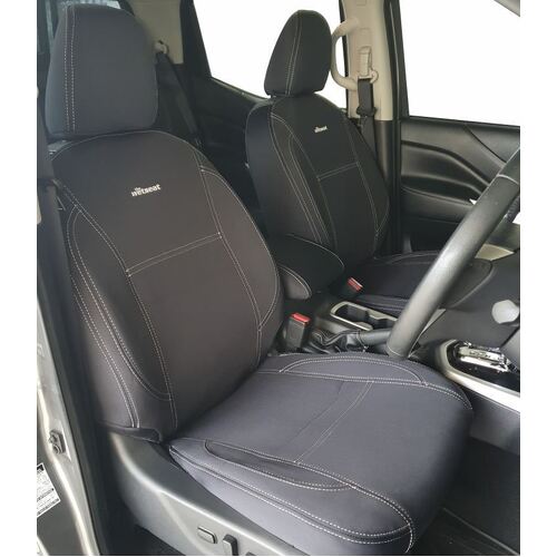 PRE-MADE BUNDLE SPECIAL Wetseat Neoprene Seat, Headrest & Console Covers for Nissan Navara NP300 02/2015-12/2017, All Dual Cab Variants