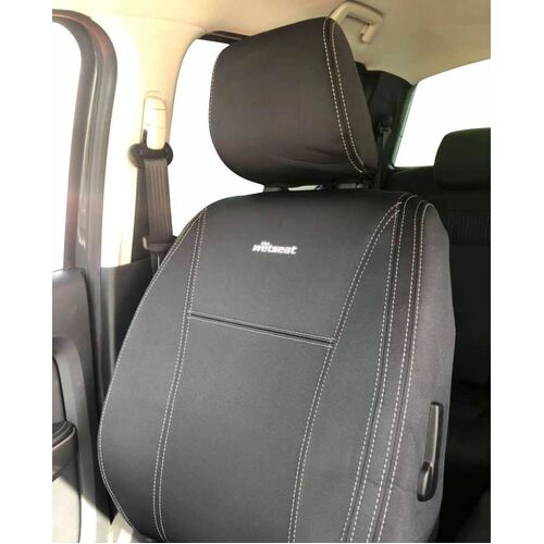 Wetseat Neoprene Seat & Headrest Covers for Ford Ranger PX2 & PX3 07/2015-11/2020, Dual Cab