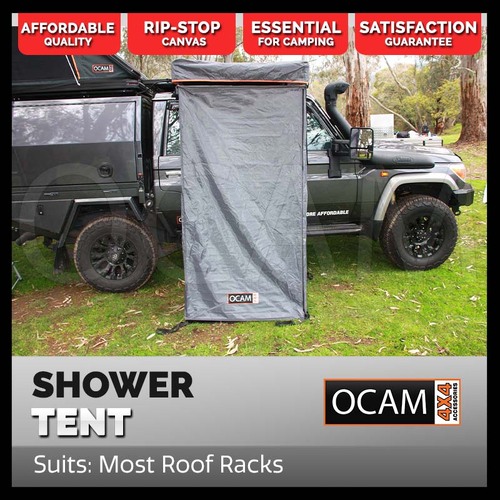 Camping Instant Shower Awning Tent Room, With LED Light,