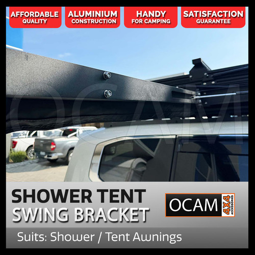 Shower Tent Swing Bracket, Aluminium