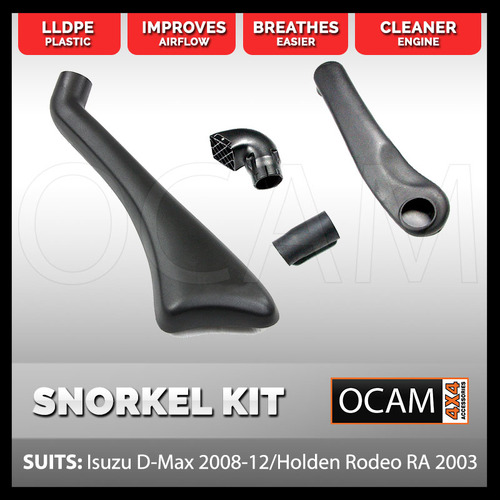 Snorkel Kit for ISUZU D-MAX 2008-2012 / Holden Rodeo RA 2003 - on Diesel DMAX 4X4 4WD