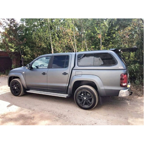 OCAM Fibreglass Canopy for Volkswagen Amarok 2009-2023 Dual Cab Canopy Colour: Red - LA2W ,Windows: Mechanical Lift Up