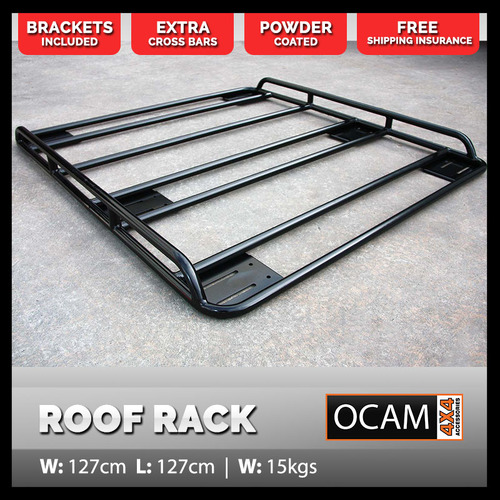 Roof Rack for SMM V2 Canopy, Tradesman Style, Heavy Duty Steel, Powder Coated