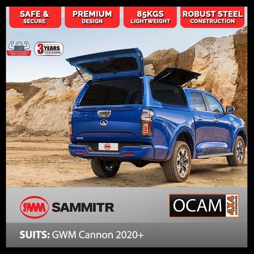 SMM V2 Steel Canopy For GWM Cannon 2020-Current, Dual Cab