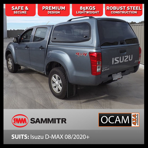 SMM V2 Steel Canopy For Isuzu D-MAX 08/2020-On, Dual Cab