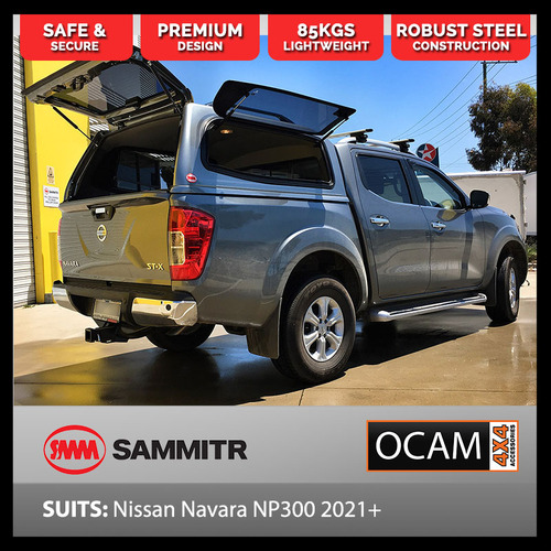 SMM V2 Steel Canopy For Nissan Navara NP300 2021-On, Dual Cab