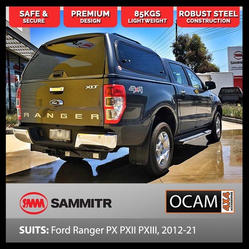 SMM V2 Steel Canopy For Ford Ranger PX PXII PXIII, 2012-21, Dual Cab