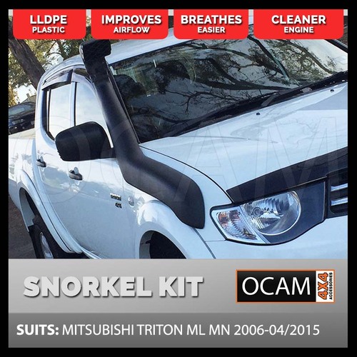 Snorkel Kit for MITSUBISHI TRITON ML MN 2006-04/2015 *Overflow bottle supplied* 4X4 4WD