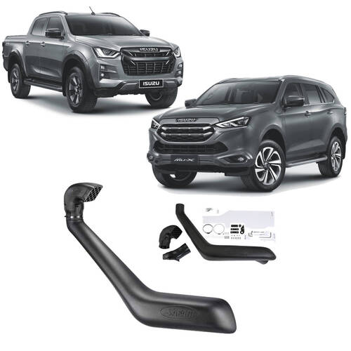 Safari V-Spec Snorkel Kit For Isuzu D-MAX  (08/2020+) / MU-X (2022+), SS177HFR (Replaces Factory ISUZU Snorkel)