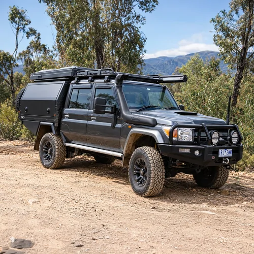Safari Armax Snorkel & OCAM Weathershields For Toyota Landcruiser 76 & 79 Series (03/2007 - PRESENT) SS79HPV