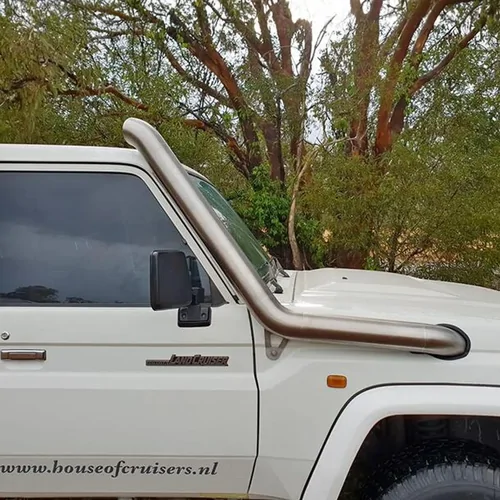 4" Stainless Steel Snorkel Brushed To Suit V8 79/78/76 Landcruiser