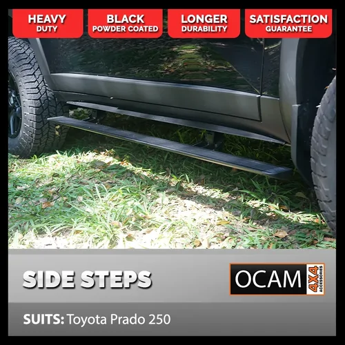 OCAM Power Boards Electric Side Steps for Toyota Prado 250