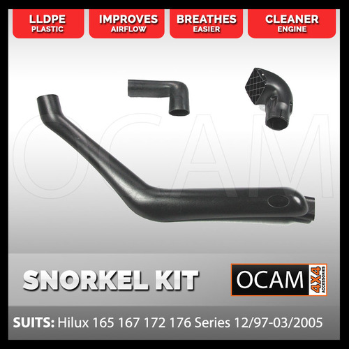 Snorkel Kit for TOYOTA HILUX 165 167 172 176 Series 12/1997-03/2005 Petrol 4X4 4WD