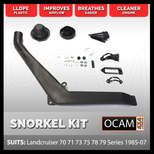 Snorkel Kit For TOYOTA LANDCRUISER 70 71 73 75 78 79 Series Narrow Front 01/1985-03/2007 4X4 4WD