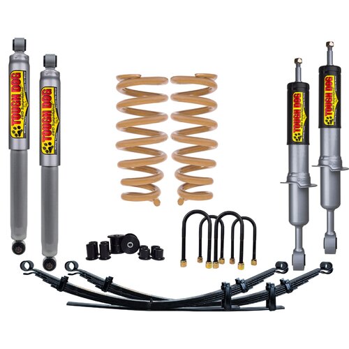 Tough Dog Lift Kit for Nissan Navara NP300 D23 07/2015-2022, Leaf Springs to Rear