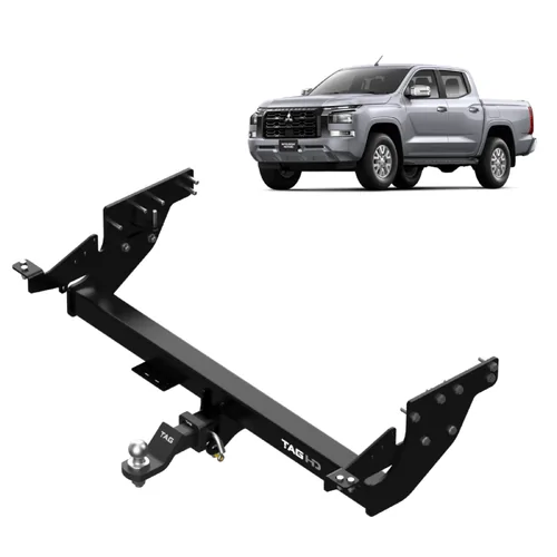 TAG Heavy Duty Towbar & Direct Fit Wiring Harness for Mitsubishi Triton MV Styleside Ute 02/2024-On