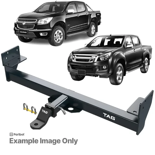 TAG Heavy Duty Towbar & Direct Fit Wiring Harness for Holden Rodeo RA Series No Rear Step 02/2003-07/2008