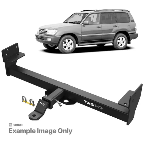 TAG Heavy Duty Towbar & Direct Fit Wiring Harness for Toyota Landcruiser 100 Series and Lexus LX 03/1998-03/2008