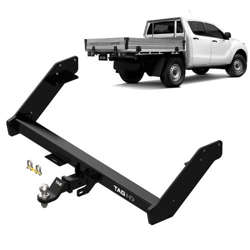 TAG Heavy Duty Extended Towbar for Mazda BT-50 & Ford Ranger 09/2011-05/2022 Complete with Tow Ball