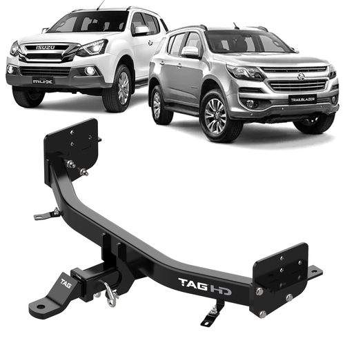 TAG Heavy Duty Towbar for Isuzu MU-X/ Holden Trailblazer/ Colorado 7 11/2012-06/2021 Complete with Tow Ball