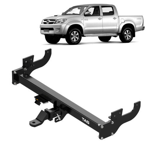 TAG+ Heavy Duty Towbar to suit Toyota Hilux Cab Chassis & Style Side no bumper 04/2015-20